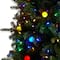 7.5ft. Pre-Lit Montana Mountain Fir Artificial Christmas Tree, Multicolor LED Lights